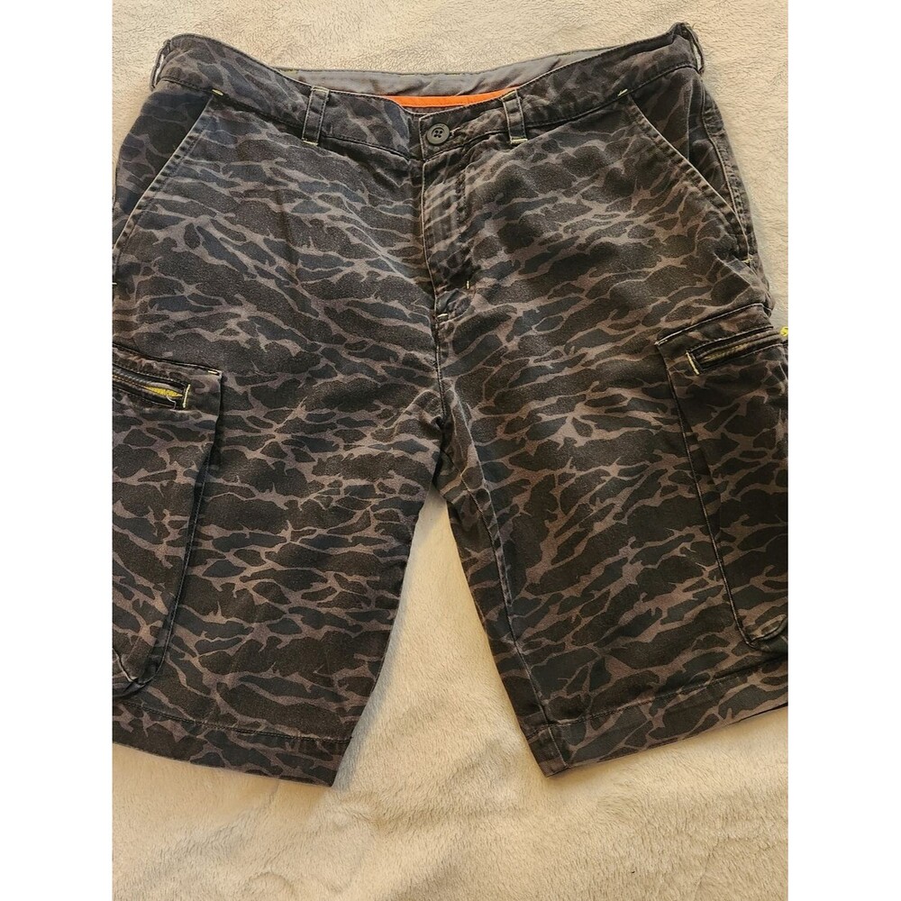 Y2K Nike "The Athletic Dept." Tiger Camo Cargo Shorts Size M (32)